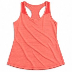 Lululemon Coral Pink Racerback Tank Top with Built In Bra Size 6